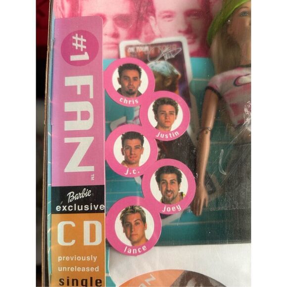 Barbie Doll *NSYNC Fan with CD and Collector Cards - Picture 4 of 4